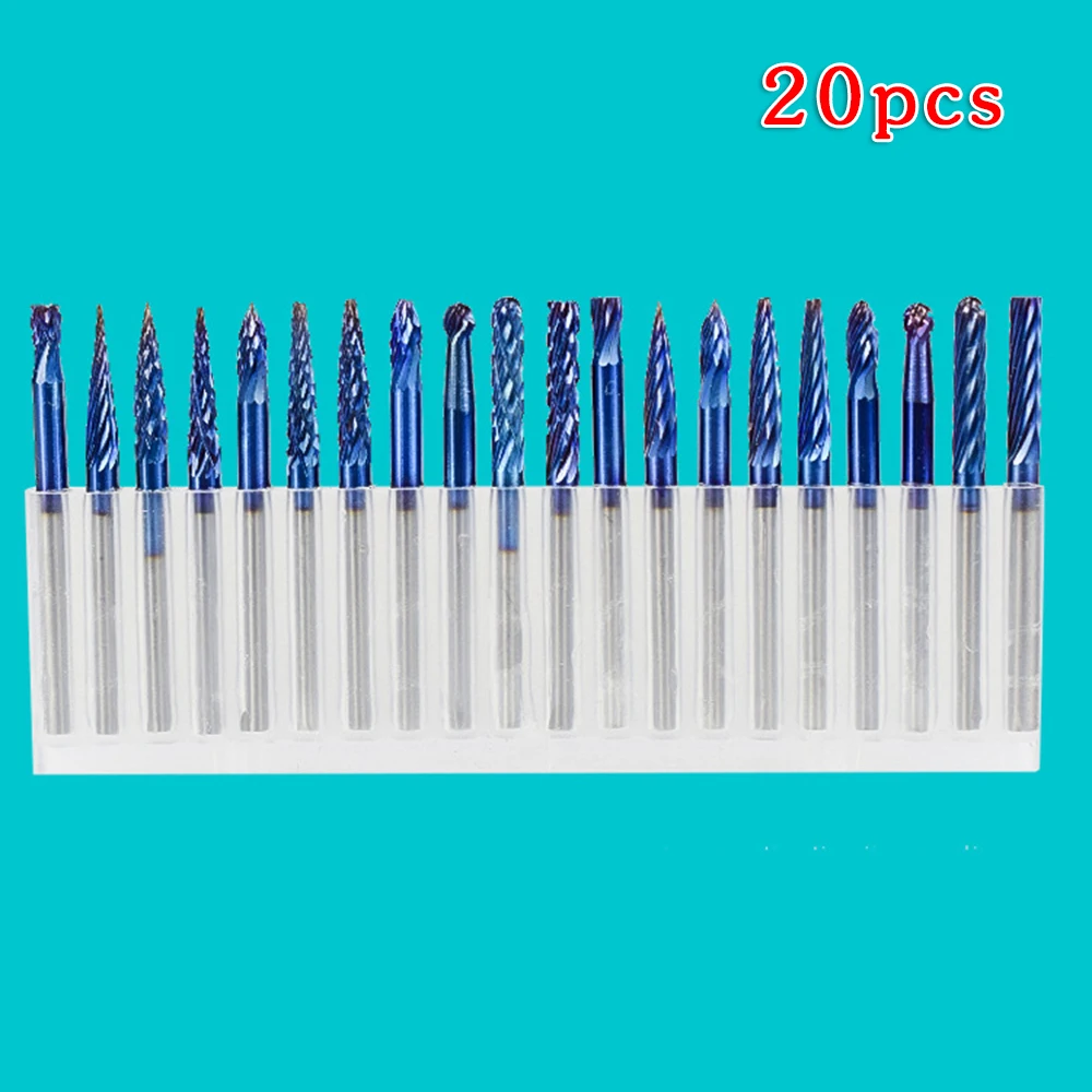 

Carbide Drill Bits 3mm shank Nano-Coated Flute Wear resistance Plastic