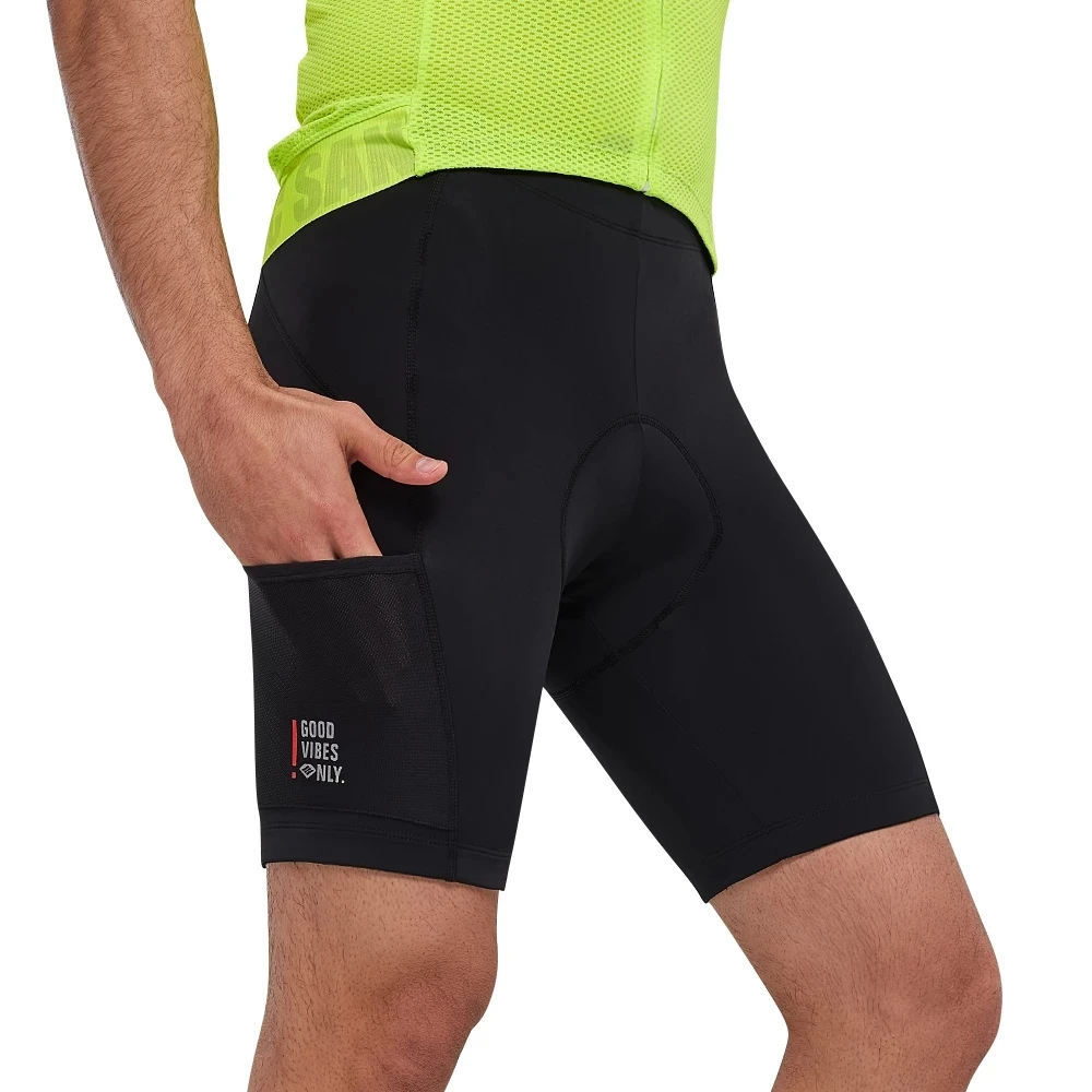 SanticMenCyclingShortsSummerCoolmax4DPadShockproofMTBBike