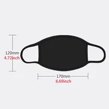 Унисекс мультфильм Аниме хлопок Маска Молния Зубы печати против пыли ушной петли респиратор 40JF