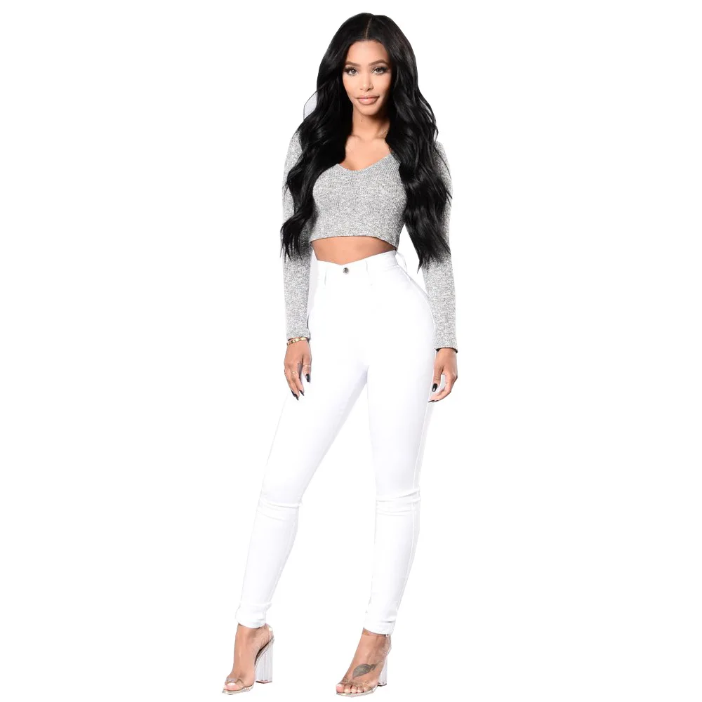 Джинсы женские черные на молнии длинные порванные 2019|black woman jeans|jeans for womenwomen jeans |