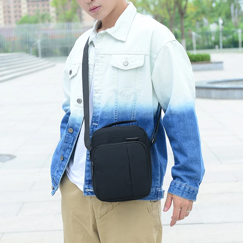 Мужская сумка через плечо, Повседневная Высококачественная водонепроницаемая сумка, практичная сумка, мужская сумка на плечо, деловая мужская сумка-мессенджер