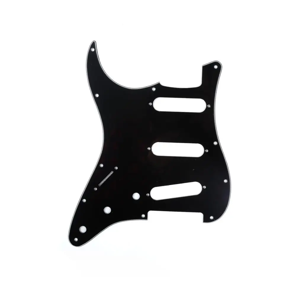 Musiclily SSS 11 Отверстия для левой руки Strat гитарная Накладка крыла США/мексиканский