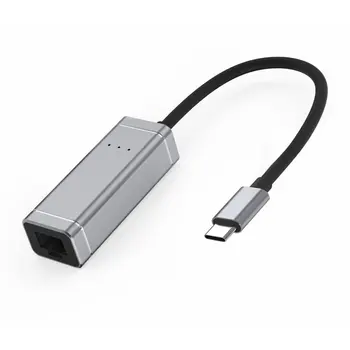 

1PCUsb-C To Gigabit Ethernet Lan Network Adapter Ulc13W02 Usb-C Input Rj45 Output 5Gbps Usb-C Network Adapter
