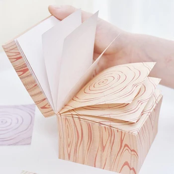 

Nature Sticky Note Wood Printed Memo Pad For Planner Agenda Mini Notepad Memo Pad School Office Supply Wholesale