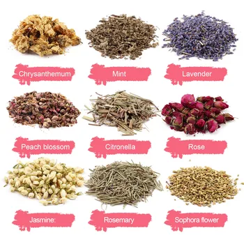 

Behogar 9 Packs Natural Dried Flower Petals for Making Scented Tea Candles Bath Bombs Soap Sachets Resin Nails Decorations