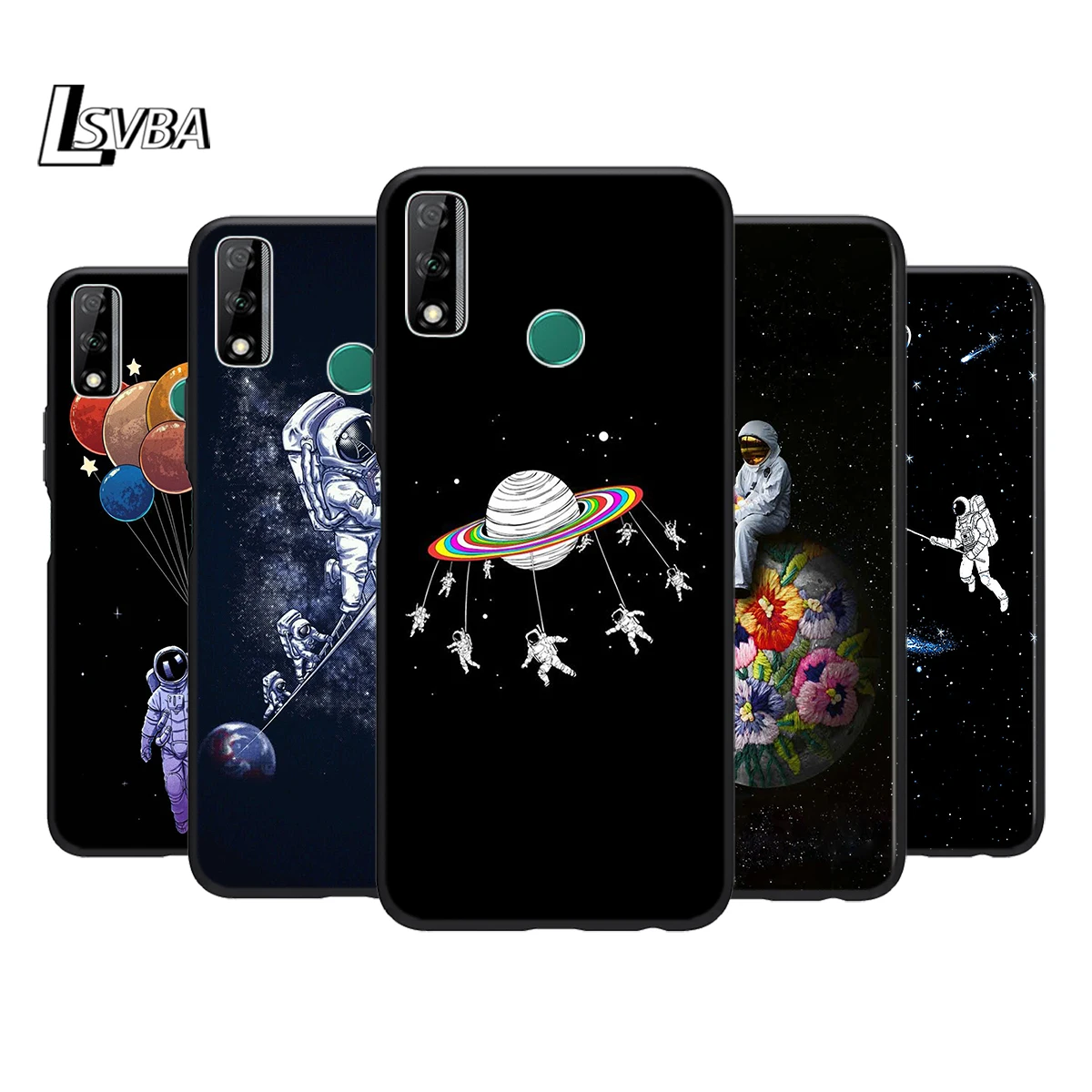 Чехол для телефона с мультяшным астронавтом космосом Huawei Y9S Y6S Y8S Y9A Y7A Y8P Y7P Y5P Y6P Y7 Y6