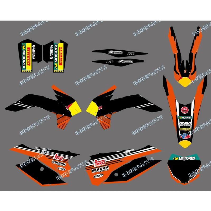 Наклейка R B Logo (Bull) для мотоцикла SX XC графический комплект наклейка KTM SXF
