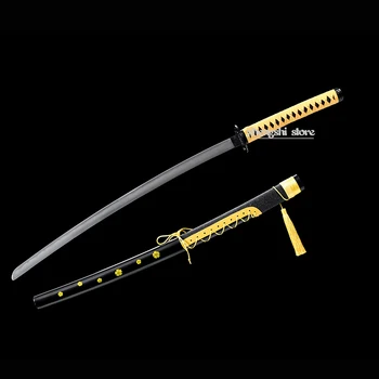 

Anime Cosplay Sword Japanese Katana Style Carbon Steel Blade With Wooden Sheath New Arrival Ready for Decoration No sharp