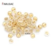 20pcs Wholesale 14K Gold Plated Earring Backs Findings Earring Clutch Accessories For Jewelry Making ► Photo 3/6
