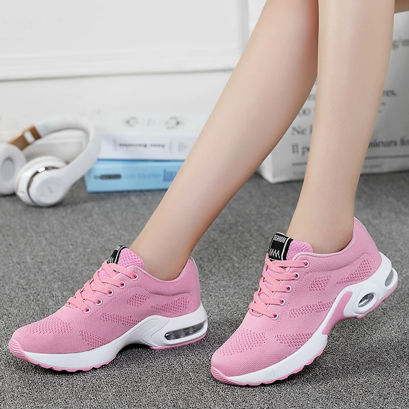 Hot Sale Ladies Running Shoes Comfortable Outdoor Shock Absorption Sports Lightweight Air Cushion Sneakers zapatillas mujer Hot Sale Ladies Running Shoes Comfortable Outdoor Shock Absorption Sports Lightweight Air Cushion Sneakers zapatillas mujer