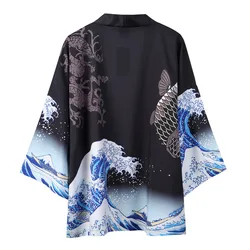 Traditional Haori Kimono Male Female High-quality Daily Street Lounge Japanese Style Samurai Clothing