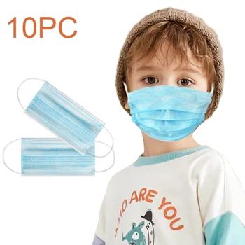 

10PCS Disposable Mask DIY Face Mask Set Durable Non-woven Cloth Anti Dust Antibacterial Mask