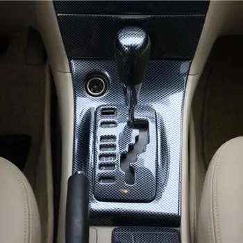 

Carbon Fibre Gear Air Outlet Steering Wheel Window Decorated Frame For Toyota Corolla 2007 08 09 10 11 12CAA268