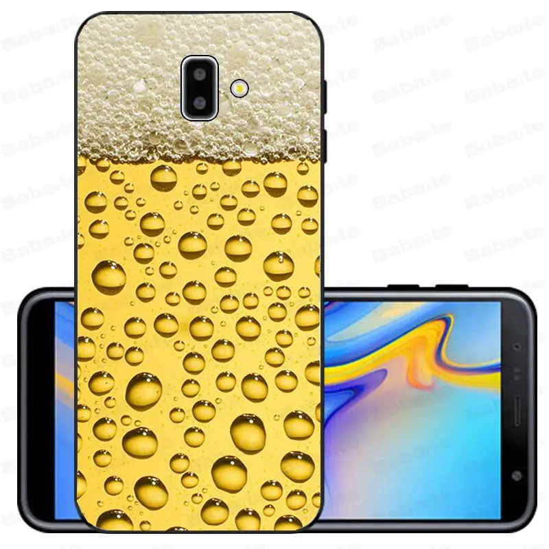 A5 Чехол для galxy j6plus beer foam Custom Photo мягкий чехол для телефона samsung Galaxy j6 plus A6 A8 A9 A10 A30 A50 - Цвет: A5