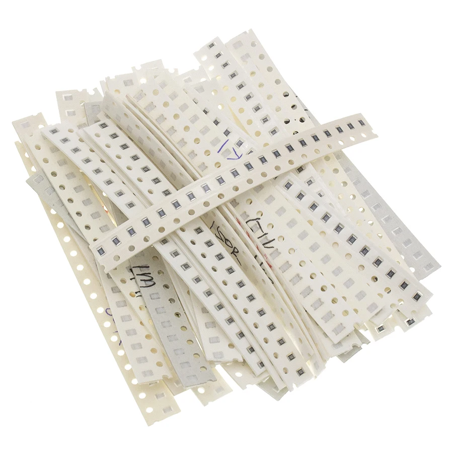 Комплект резисторов 0805 SMD в ассортименте 1 Ом 1М 1% 33 значения 20 шт. = 660 набор