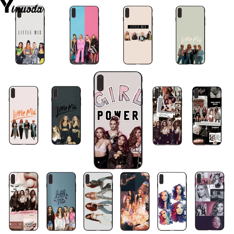 Yinuoda Little Mix TPU черный чехол для телефона чехол для iPhone 8 7 6 6S Plus 5 5S SE XR X XS MAX 11 11pro