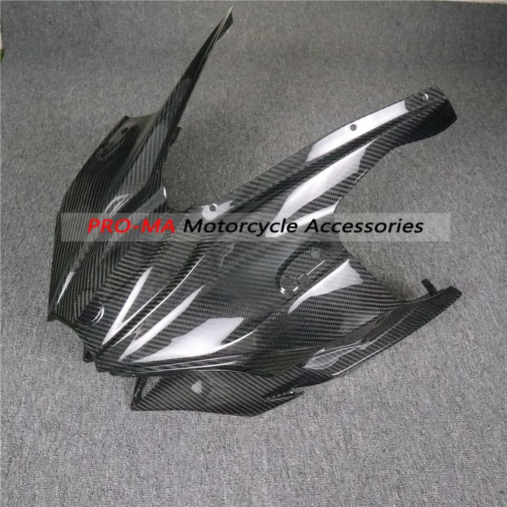 Front Fairing Kit In Carbon Fiber For Kawasaki Ninja H2 Twill Glossy