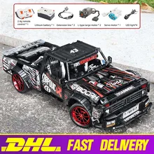 RC control Ford F 150 Hoonitruck совместимый с MOC 34316 строительные блоки кирпичи