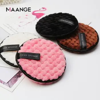 

4PCS Soft Microfiber Makeup Remover Towel Face Cleaner Plush Puff Reusable Cleansing Cloth Pads Foundation Face Skin Care Tools