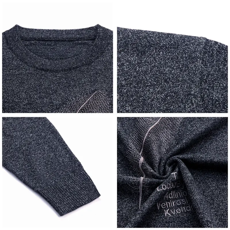 COODRONY брендовый мужской свитер на каждый день с круглым вырезом, вязаный хлопковый шерстяной пуловер для мужчин, осенне-зимний модный джемпер, Свитера 91080