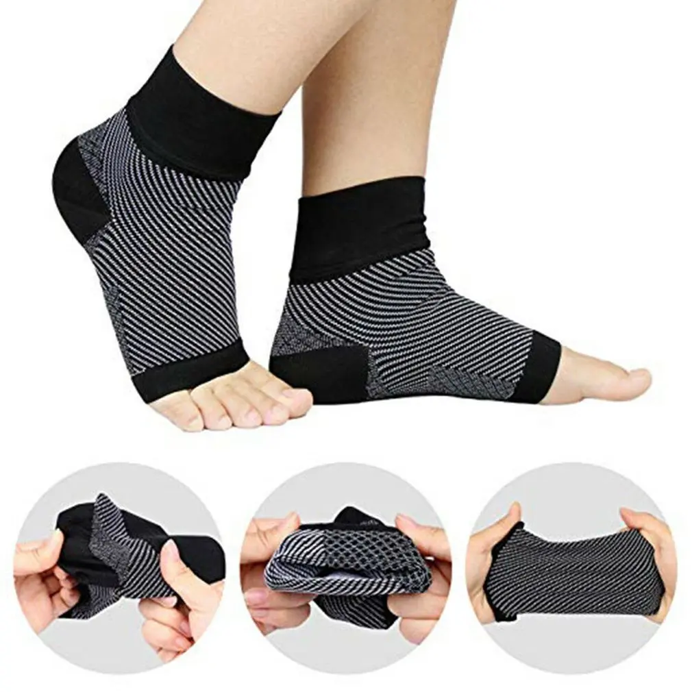 

Foot Plantar Fasciitis Arch Support Compression Socks Ankle Heel Brace Copper Leg Support Stretch Compression Men Sports Socks