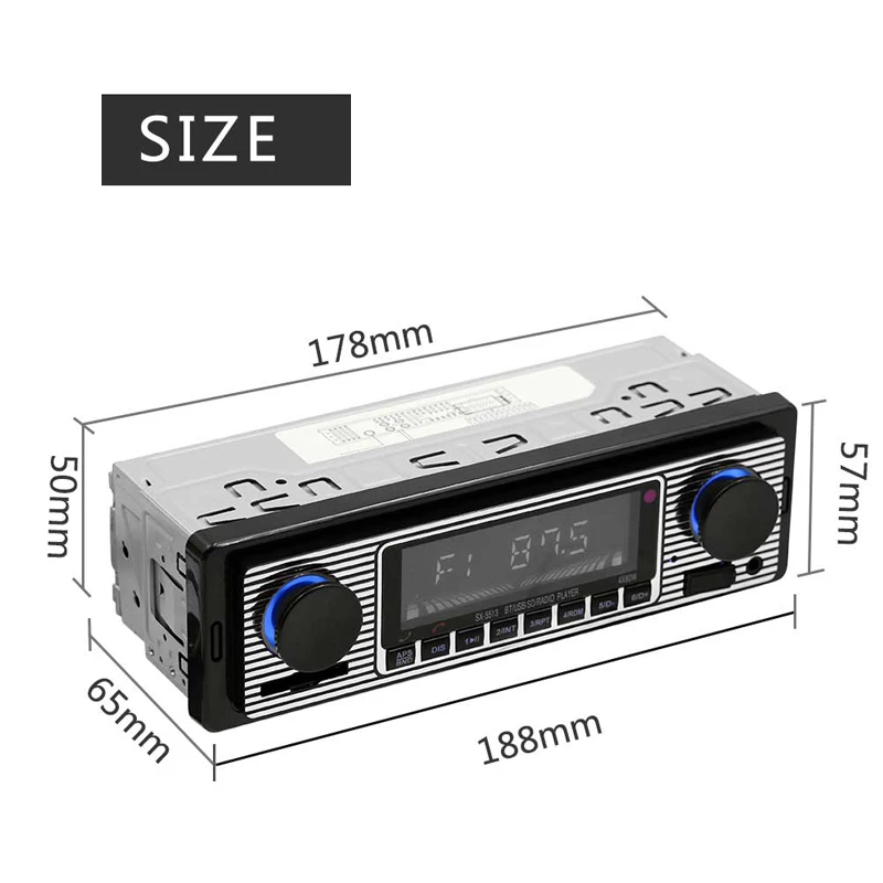 Автомобильный mp3 Bluetooth Вызов автомобиля MP3-плеер U диск карта машина радио