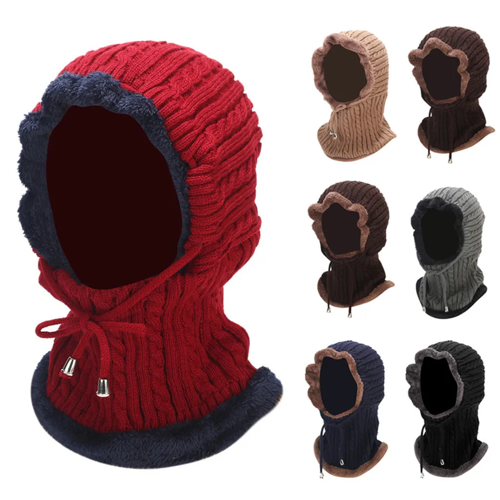Унисекс, флисовая шапка с капюшоном, лыжная шапка, зимняя шапка для женщин, снуд, шарф, теплые наушники, женская шапка, Gorros Mujer Invierno