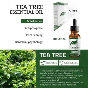 

Tree Oil Pure Essential Oil Face Care Skin Acne Massage Treatment Relax Oil Blackhead Body Remover Scar Spots A6M4