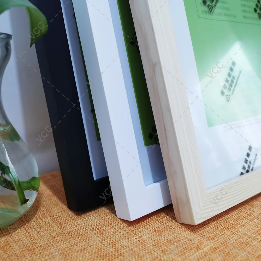Wood Photo Frame Photo Frame Wood Frame Wood Picture Frame Art Frames Square Wooden Picture Frame Photo Decor Plexiglass Include Poster Frames For Wall Hanging