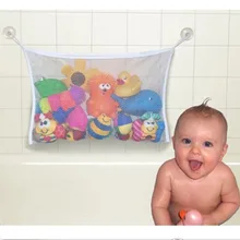 Белая сумка для хранения может быть установлена поверх детских игрушек сетчатая подушка для ванны кукольный Органайзер всасывающая ванная комната