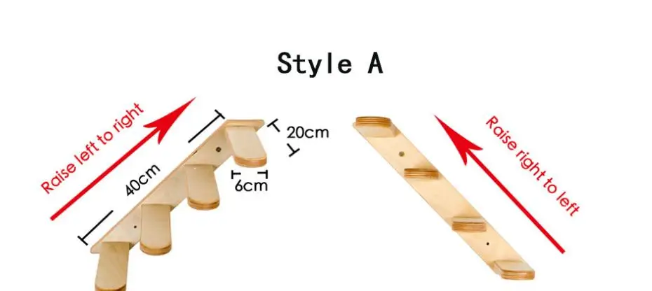 style A 40cm New Pet Climber Sisal Scratching Post Cat Tree Ladder Hammock Jumping Board Cat Stand Pet Wood Furniture Protection Kitten Bed - Цвет: style A 40cm