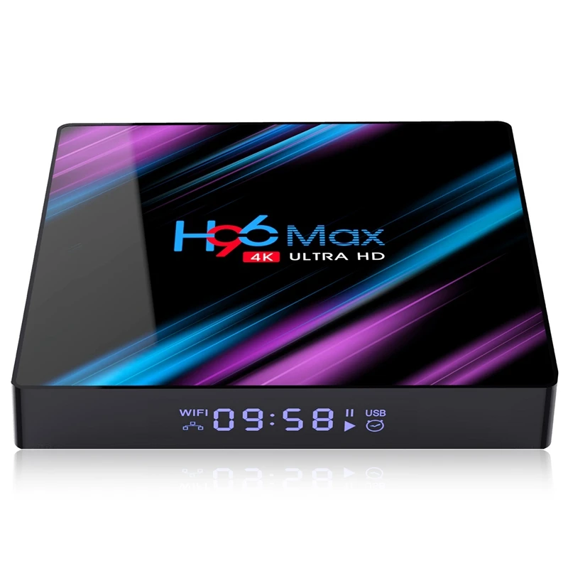BESTH96 Max-3318 Ultimate Android 9,0 ТВ приставка Amlogic Rk3318 четырехъядерный 64 бит Cortex-A53 2,4G+ 5,8G Wifi 4G Ram 4K телеприставка Medi
