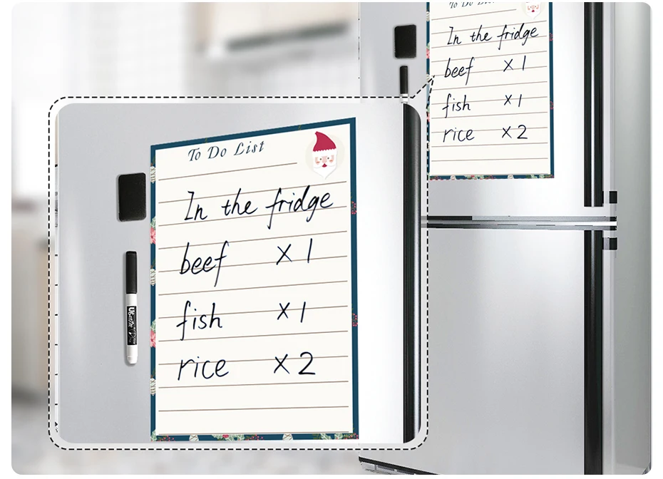 Магнитная белая доска для записей на холодильник, доски для сообщений, наклейки, магниты для досок, стираемые памятки, напоминают, записывают игрушки для рисования, размер А4