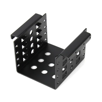 

Aluminum 4 Bay 2.5 in SATA HDD SSD to 3.5 in Bracket Adapter, 2.5 in to Floppy Hard Drive Disk Mounting Converter Kit ~3
