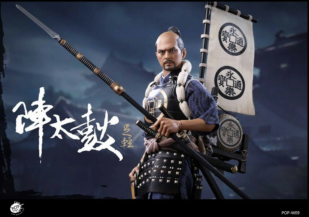 Коллекция POPTOYS 1/6 W09 Ода Нобунага армейский барабан Тайко Ashigaru 2,0 фигурки Куклы полный набор с телом
