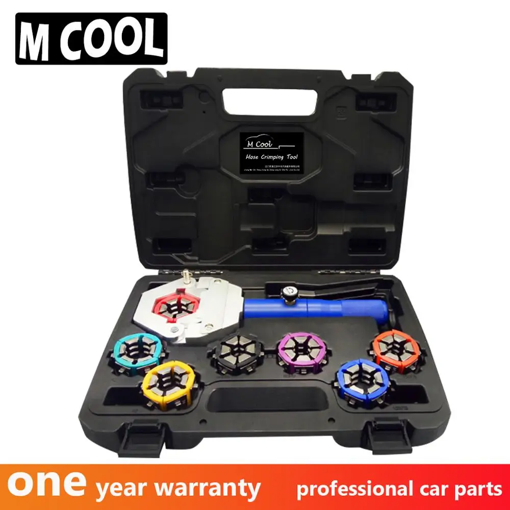 

Hose Crimper Kit Manual A/C AC Hose Crimper Kit/handheld hose crimping tool ac repair tool hose crimper