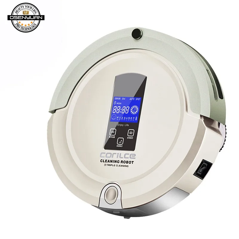 

LCD Vacuum Cleaner 2 for Home Smart Cleaning Wet Mopping Carpet Dust Sweeping Mi Robot
