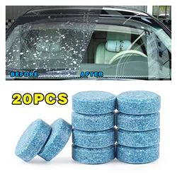 Spray nettoyant pour vitres de voiture, lot de 10 ou 20/40 pièces, tampons effervescents, pour vitres, pare brise, accessoires automobiles, nouveau 
