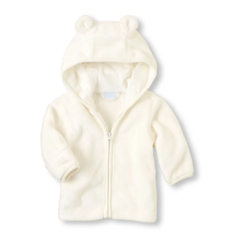 Новая детская одежда зимнее пальто детский теплый мягкий комбинезон для малышей супер коралловый бархат куртка с капюшоном толстовки синий белый розовый