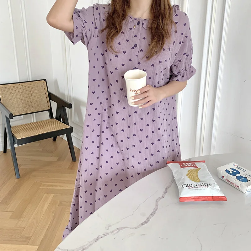 Рисунок 2 - Летняя ночная рубашка с принтом в виде сердца