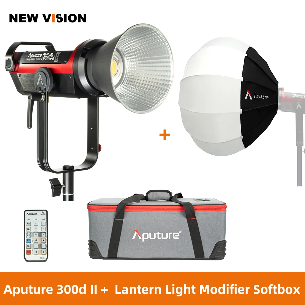 Aputure LS C300d 2 300d II Светодиодный светильник для видео COB светильник 5500K Дневной светильник Bowens наружный студийный светильник для фотографии светильник ing для Youtube - Цвет: Kit 3
