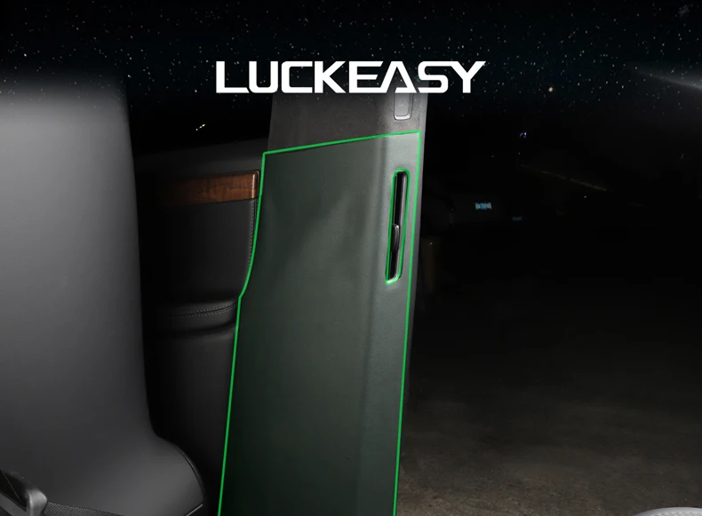 LUCKEASY для Tesla модель X- hide anti Kick Pad Защитная пленка с боковым краем