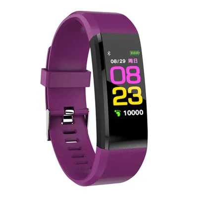 115Hr Plus Smart Wristband Sports Heart Rate Smart Band Fitness Tracker Smart Bracelet Smart Watch For Ios Android 
