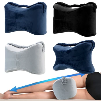 

Memory Foam Knee Pillow Sciatica Relief Pregnancy Body Pillow For Side Sleeper Back Support Leg Cushions Orthopedic Cushions