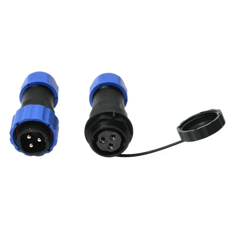 

1 Pair Waterproof Aviation Connector Plug + Socket SD20-3 3 Pin IP68