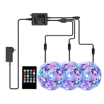 

50FT Led Strip Lights Music Sync Color Changing LED Lights Strip Led Tape Lights with Phone App+20Key Remote