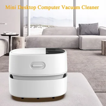 

USB Charging Vacuum Cleaner Dust Notebook Scraps Collector Automatic Cleaning Mini Desktop Portable Computer Gift Keyboard Cute