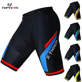 

TOPTETN Coolmax 5D Padded Cycling Shorts Shockproof MTB Bicycle Shorts Road Tight Bike Shorts For Man Women