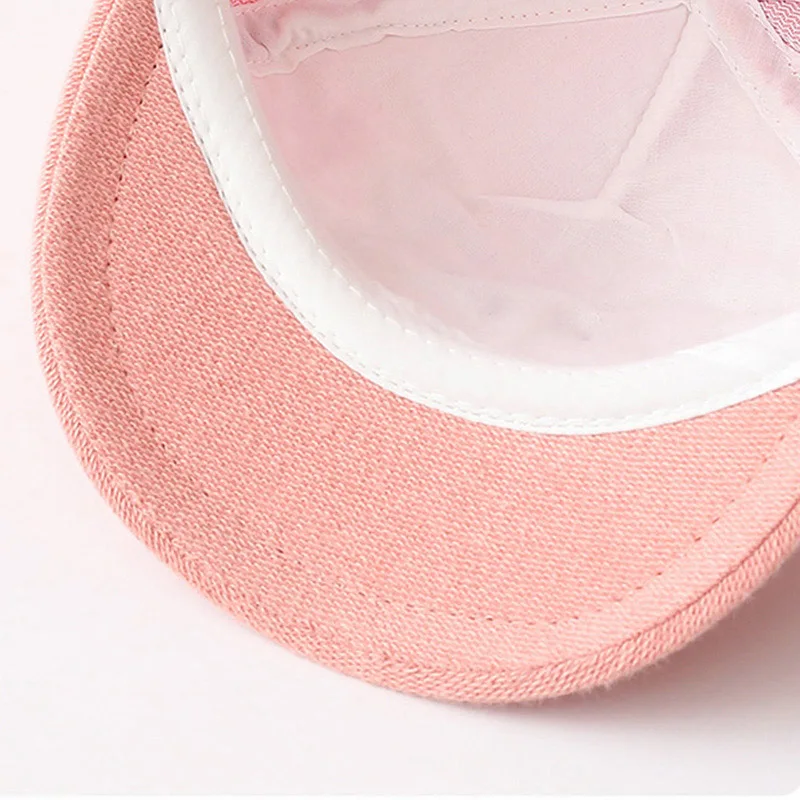 Lovely Toddler Kids Baby Girl Boy Hats Cartoon Letter Embroidery Pattern Visor Baseball Cap Hat