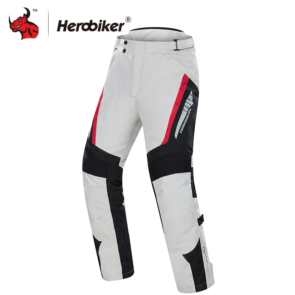 HEROBIKER pantalones para Motocross, ropa protector para 4 estaciones|Pantalones| - AliExpress